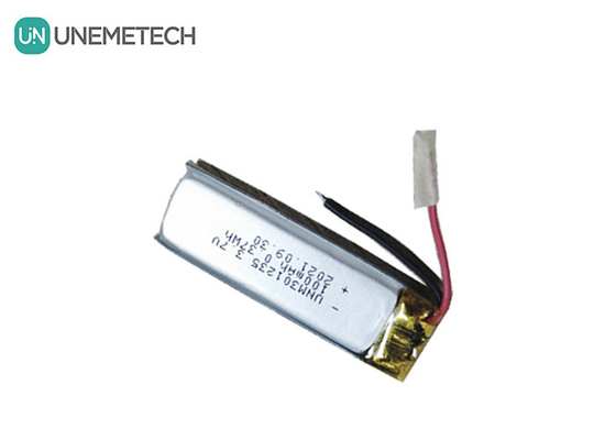 3.7V 100mAh 301235 Pin Lithium Polymer sạc lại cho thiết bị điện tử tiêu dùng