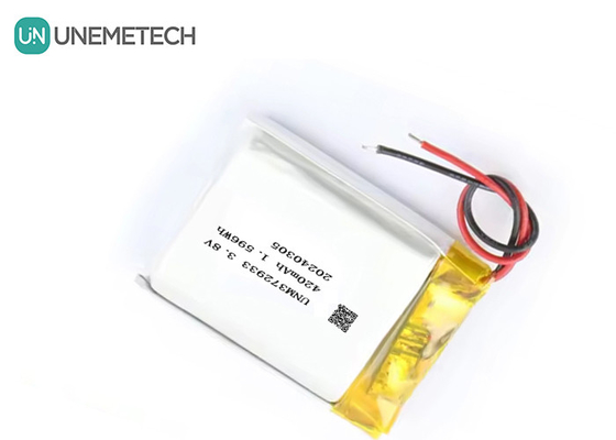 Tùy chỉnh 3.8V 420mAh pin Lipo điện áp cao 372933 4.35V pin lithium cho đồng hồ thông minh