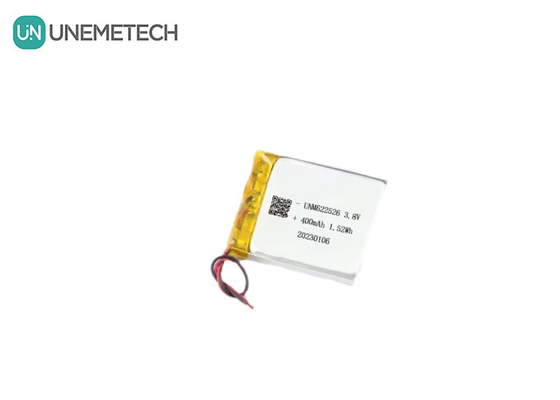 Bộ pin Lithium Ion cao áp 3.8V 400mAh 622526 Cho đồng hồ thông minh