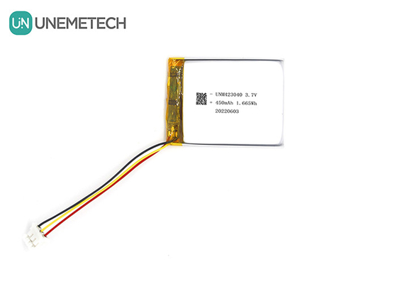 3.7V 450mAh pin Lithium Ion Polymer sạc lại 423040 cho 3C Digital Products