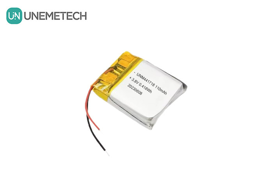 3.8V 441718 pin Lithium Ion Polymer cao áp 110mAh cho vòng đeo tay y tế