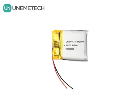 3.8V 441718 pin Lithium Ion Polymer cao áp 110mAh cho vòng đeo tay y tế