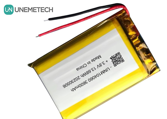 UNEMETECH 4.35V pin Lipo điện áp cao 104060 3.8V 3600mAh pin Lithium Ion Polymer