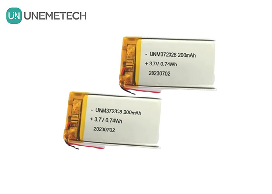 3.7V Lipo pin sạc 372328 3.7V 200mAh Li-ion pin polymer cho các sản phẩm điện tử