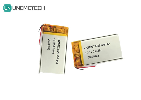 3.7V Lipo pin sạc 372328 3.7V 200mAh Li-ion pin polymer cho các sản phẩm điện tử