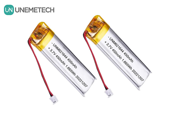 UNEMETECH 3.7V 450mAh pin sạc Lipo tùy chỉnh 621644 cho bút điện tử