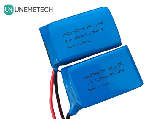 2S pin LiPo tốc độ xả cao / pin Lithium Polymer 18C 7.4v 1000mah 823048