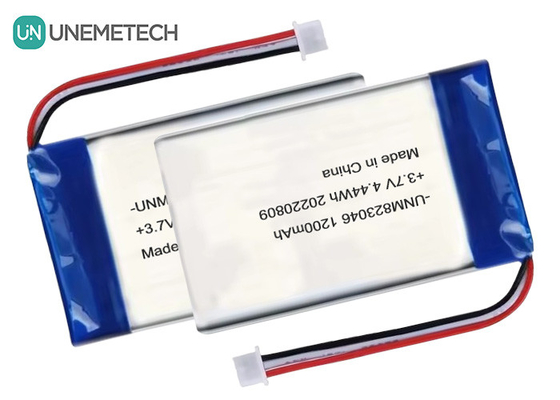 Pin Lithium Polymer sạc lại 3.7 V 1200mah 4.44 Wh 823046 Pin Polymer túi