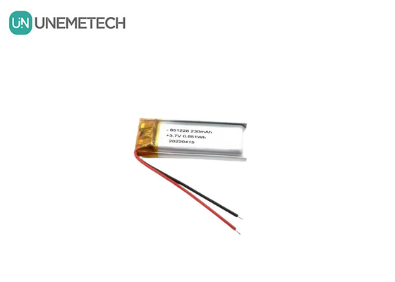 UNEMETECH 230mAh LiPo pin 3.7V Lithium Polymer pin 851228 cho Remote Control Pen