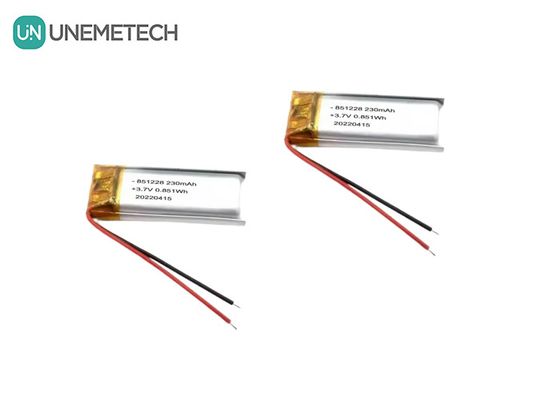 UNEMETECH 230mAh LiPo pin 3.7V Lithium Polymer pin 851228 cho Remote Control Pen