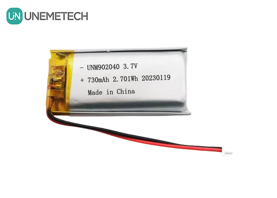 Chứng chỉ UL1642 Pin Lipo sạc lại 902040 3.7V 730mAh cho thiết bị di động