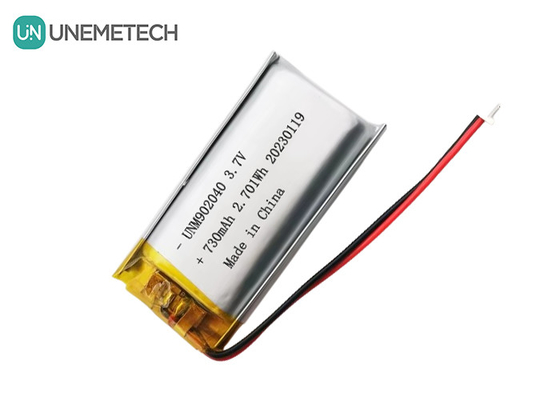 Chứng chỉ UL1642 Pin Lipo sạc lại 902040 3.7V 730mAh cho thiết bị di động