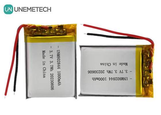 3.7V pin Li-ion sạc 1000mAh 802844 pin Li-polymer cho thiết bị gia dụng nhỏ