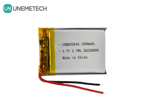 3.7V pin Li-ion sạc 1000mAh 802844 pin Li-polymer cho thiết bị gia dụng nhỏ