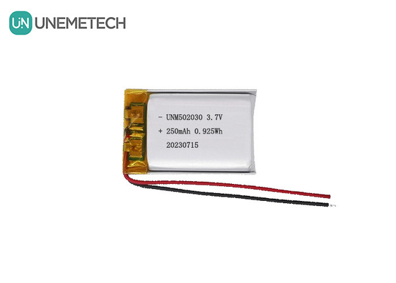UNEMETECH 3.7V 250mAh pin Lithium Polymer sạc lại 502030 cho thiết bị làm đẹp