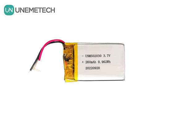 Pin Lipo sạc lại 502030 / 3.7V 260mAh Pin Lithium Polymer nhỏ tùy chỉnh