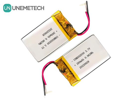 Pin Lipo sạc lại 502030 / 3.7V 260mAh Pin Lithium Polymer nhỏ tùy chỉnh