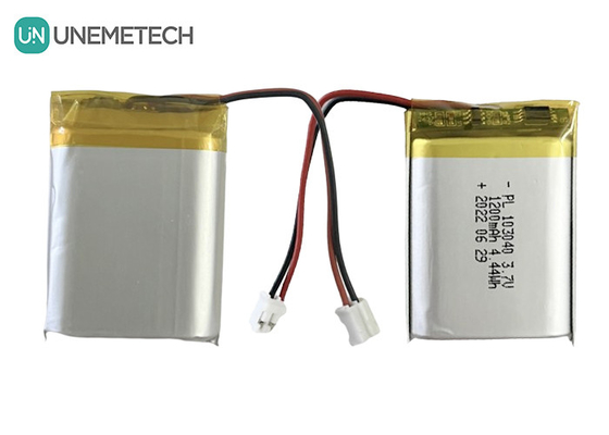1200mAh Sạc Lithium-ion Polymer 3.7V Pin 103040 cho Điện tử tiêu dùng
