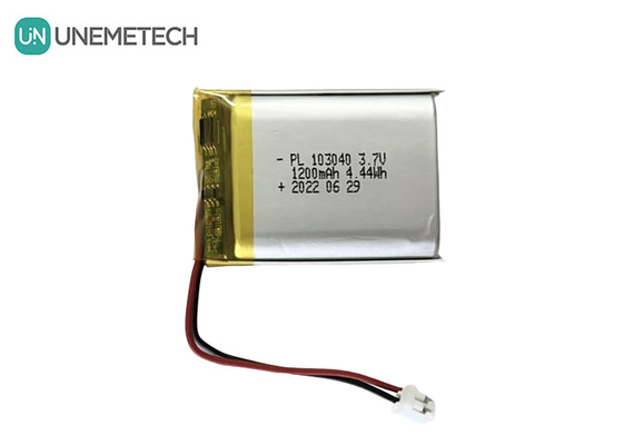 1200mAh Sạc Lithium-ion Polymer 3.7V Pin 103040 cho Điện tử tiêu dùng