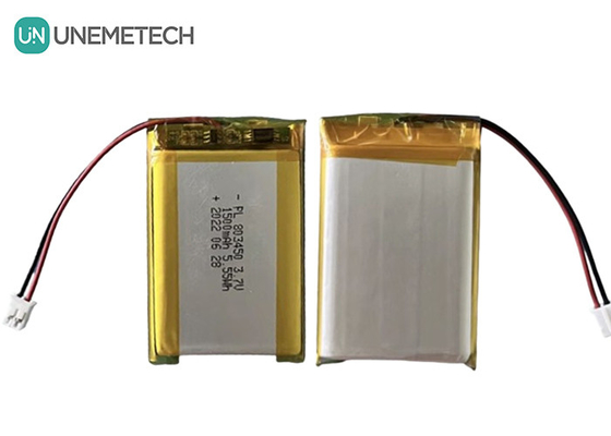 UNEMETECH 1.5A pin Li-polymer sạc lại 803450 / 3.7V 1500mAh pin lithium ion polymer