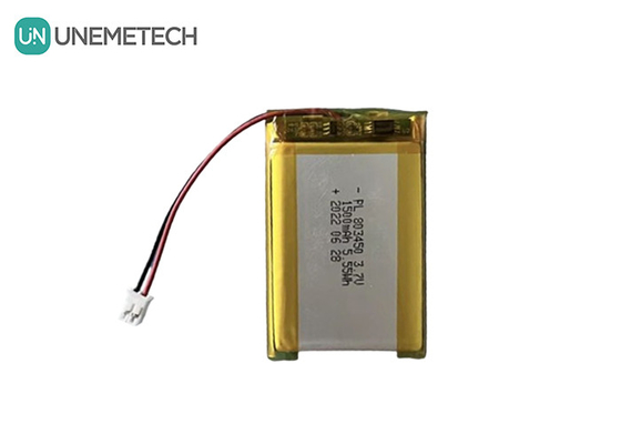 UNEMETECH 1.5A pin Li-polymer sạc lại 803450 / 3.7V 1500mAh pin lithium ion polymer