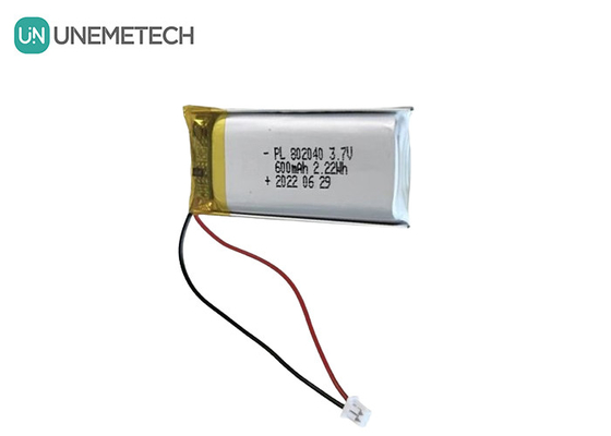 3.7V 600mAh pin Li Polymer sạc lại 802040 cho các sản phẩm điện tử