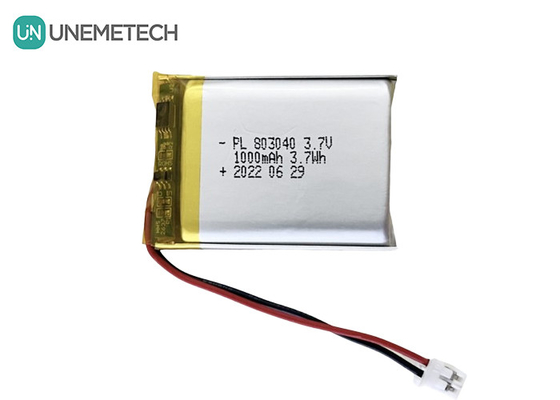 3.7V pin Lithium Polymer 803040 1000mAh pin Poly Lithium cho dụng cụ mỹ phẩm