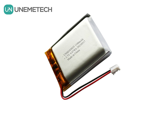 UNEMETECH 3.7V 1100mAh pin Lithium Polymer / Thời gian chu kỳ dài pin Lipo sạc lại 103035