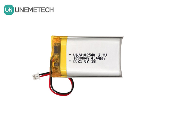 Bộ pin Lithium Polymer tùy chỉnh 102540 3.7V 1200mAh Li-Po pin cho thiết bị làm đẹp