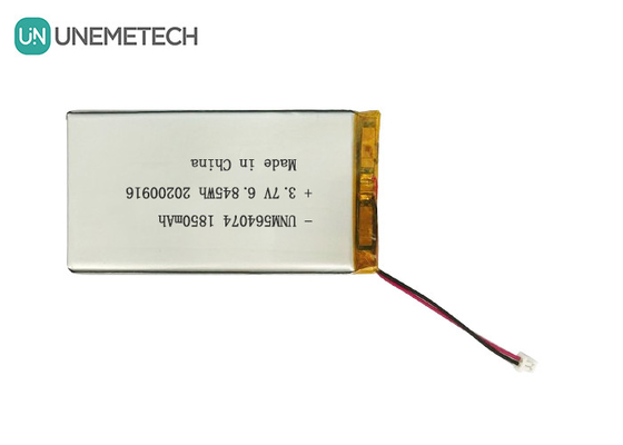 3.7V pin Lithium Ion Polymer tái sạc 1850mAh 564074 cho thiết bị làm đẹp y tế