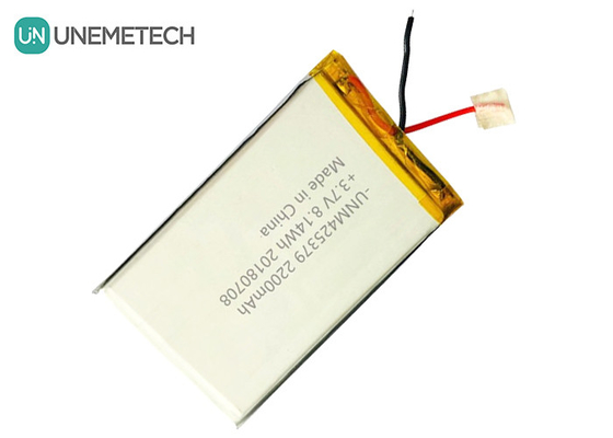 Pin Power Bank pin Lithium Polymer tùy chỉnh 425379 3.7V 2200mAh Với băng dán 3M