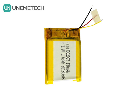 Bạc 3.7V 170mAh pin Li-polyer tùy chỉnh 362027 cho thiết bị y tế máy in di động