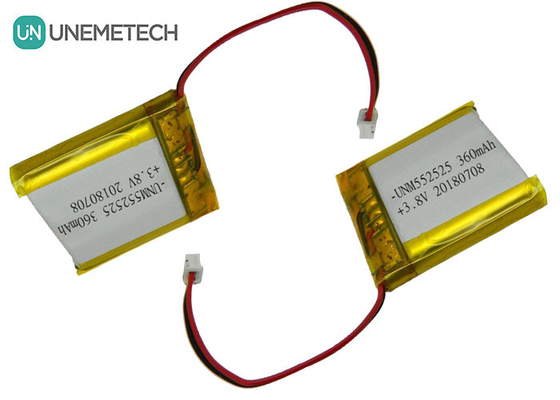 4.35V 360mAh Polymer điện áp cao pin lithium ion 552525 3.8V Cho thiết bị di động