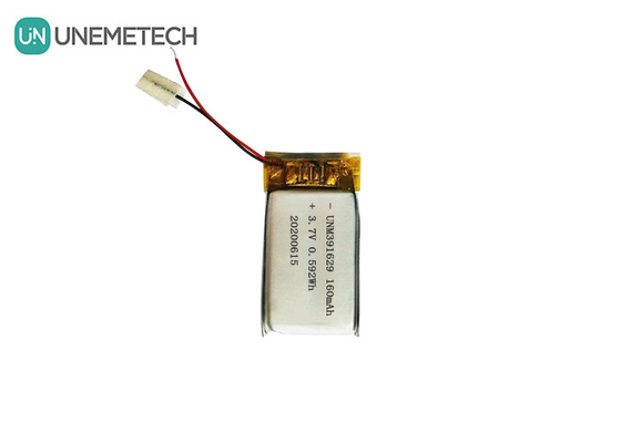 391629 Pin Lithium Polymer sạc lại 3.7V 160mAh Pin Lipo cho các sản phẩm đeo thông minh