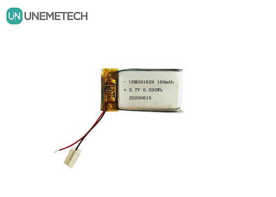 391629 Pin Lithium Polymer sạc lại 3.7V 160mAh Pin Lipo cho các sản phẩm đeo thông minh