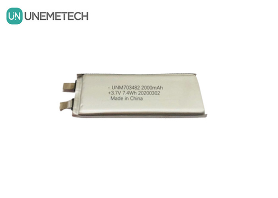 3.7V 2000mAh Custom Lithium Polymer Battery Cell 703482 cho loa Hệ thống robot thông minh