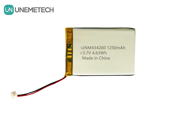 4.63Wh Bộ pin Lithium Polymer sạc lại 434260 3.7V 1250mAh cho vỏ sạc
