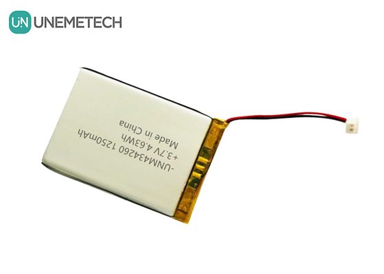 4.63Wh Bộ pin Lithium Polymer sạc lại 434260 3.7V 1250mAh cho vỏ sạc