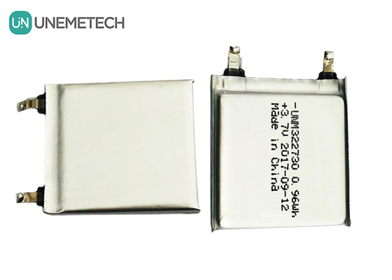 Bộ pin lithium polymer có thể sạc lại tùy chỉnh / 3.7V 260mAh 322730 pin Li-Po