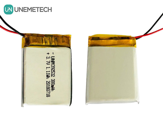 GPS Tracker pin Lithium Polymer tùy chỉnh / 3.7V 300mAh 392532 pin Lipo sạc