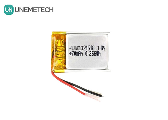 3.8V pin Li-ion cao điện áp pin Lipo siêu nhỏ 4.35V 70mAh 321518 Cho GPS Tracker