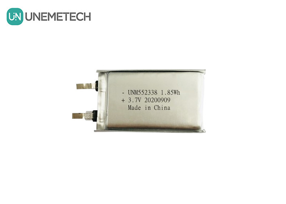 3.7V 500mAh pin lithium polymer nạp lại tùy chỉnh 552338 cho các sản phẩm kỹ thuật số 3C