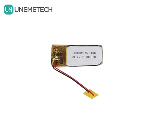 Bộ pin Li-ion Polymer tùy chỉnh 3.7 V 110mAh 401229 Pin nhỏ Lipo cho vỏ sạc tai nghe