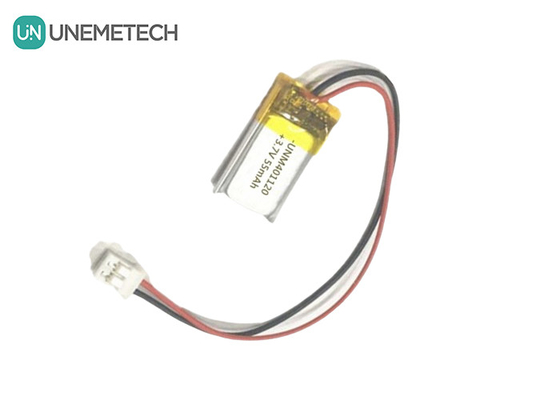 401120 3.7V 55mAh pin Lipo tùy chỉnh / tai nghe pin Lipo sạc