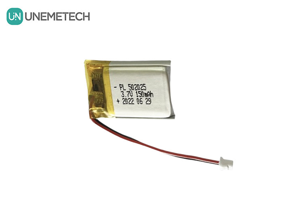 3.7V 150mAh pin Lipo sạc lại 502025 pin lithium polymer ion cho đồng hồ thông minh