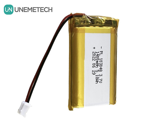 3.7V 1400mAh pin Li-Polymer sạc lại 103048 Li Ion Polymer pin Pack cho thiết bị kỹ thuật số