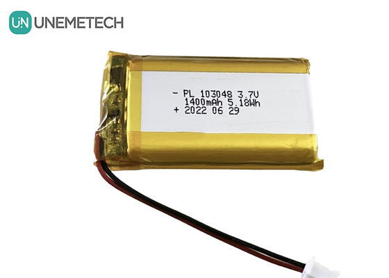 3.7V 1400mAh pin Li-Polymer sạc lại 103048 Li Ion Polymer pin Pack cho thiết bị kỹ thuật số