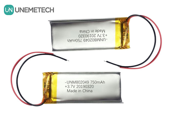 Thiết bị làm đẹp pin Lithium Polymer 3.7V 750mah 802049 1C xả pin Li Poly