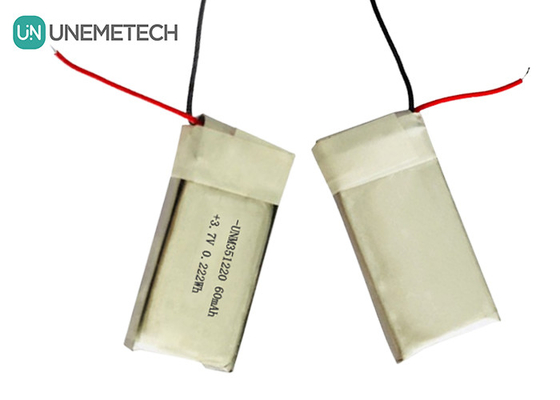 3.7V 60mAh Ultra nhỏ pin Lipo sạc lại 351220 Cho sản phẩm đeo