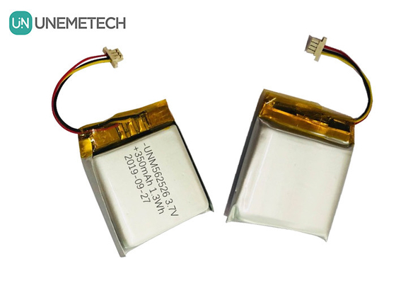4.2V 350mAh pin Lithium Ion Polymer tùy chỉnh 562526 1.0C xả cho sản phẩm kỹ thuật số